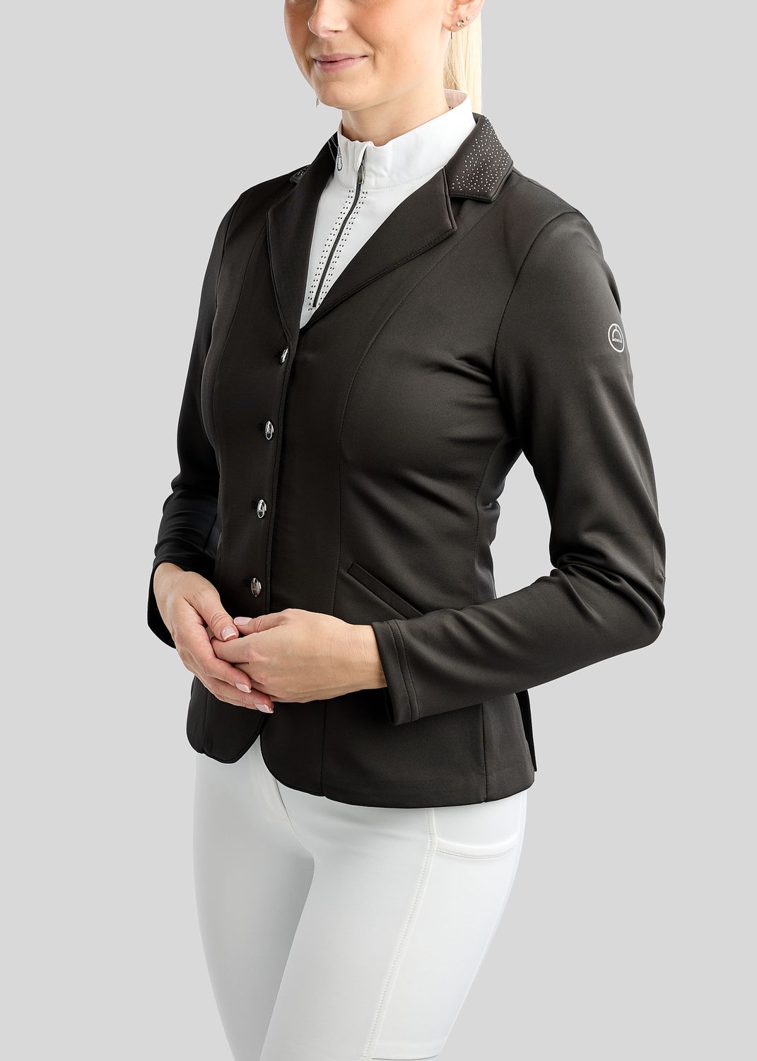 MoFair Competition Jacket w. Gun Metal Details - Black 