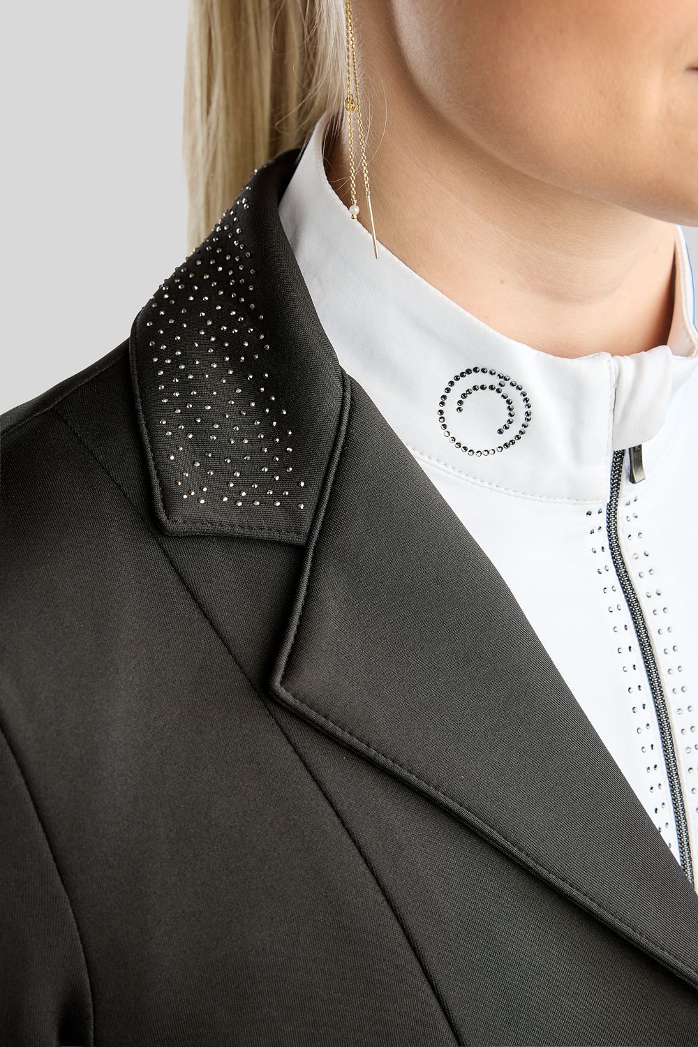 MoFair Competition Jacket w. Gun Metal Details - Black 