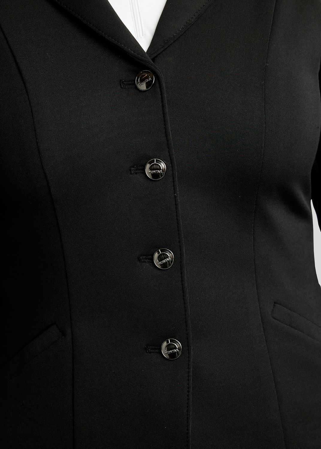 MoFair Competition Jacket w. Gun Metal Details - Black 
