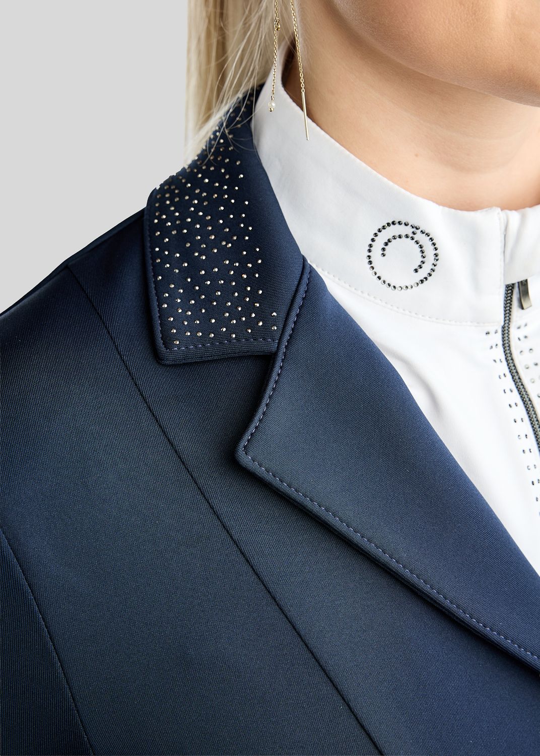 MoFair Competition Jacket w. Gun Metal Details - Navy 