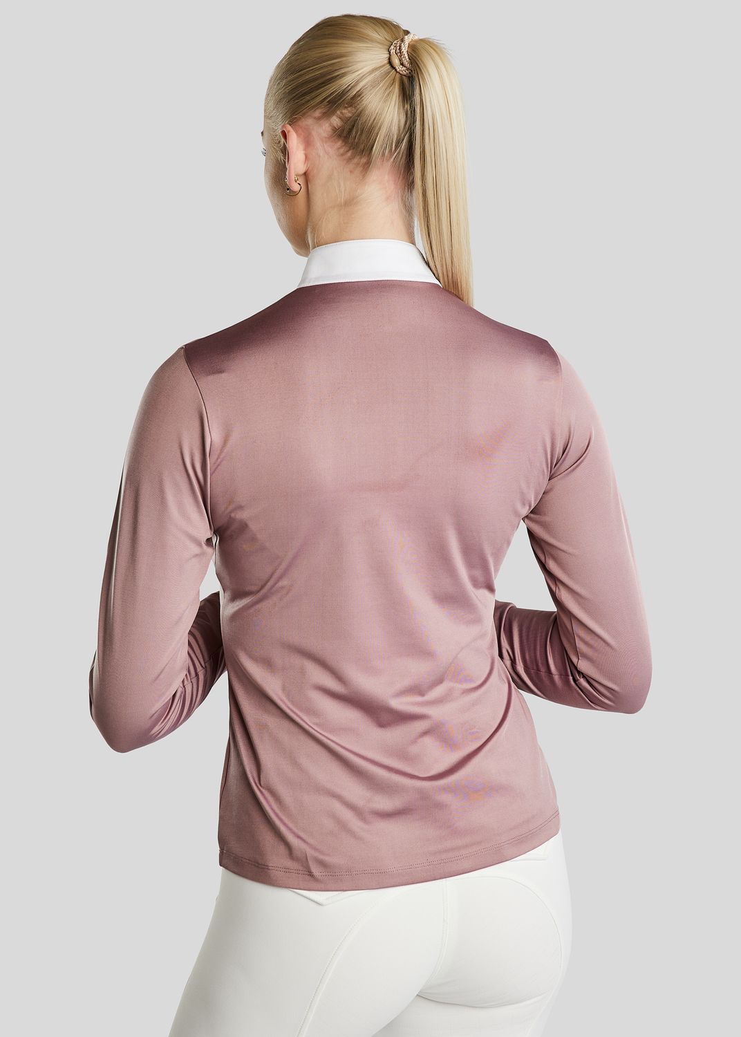MoGlenda Competition Shirt w. Rosegold Caviar Tape - Dusty Rose 