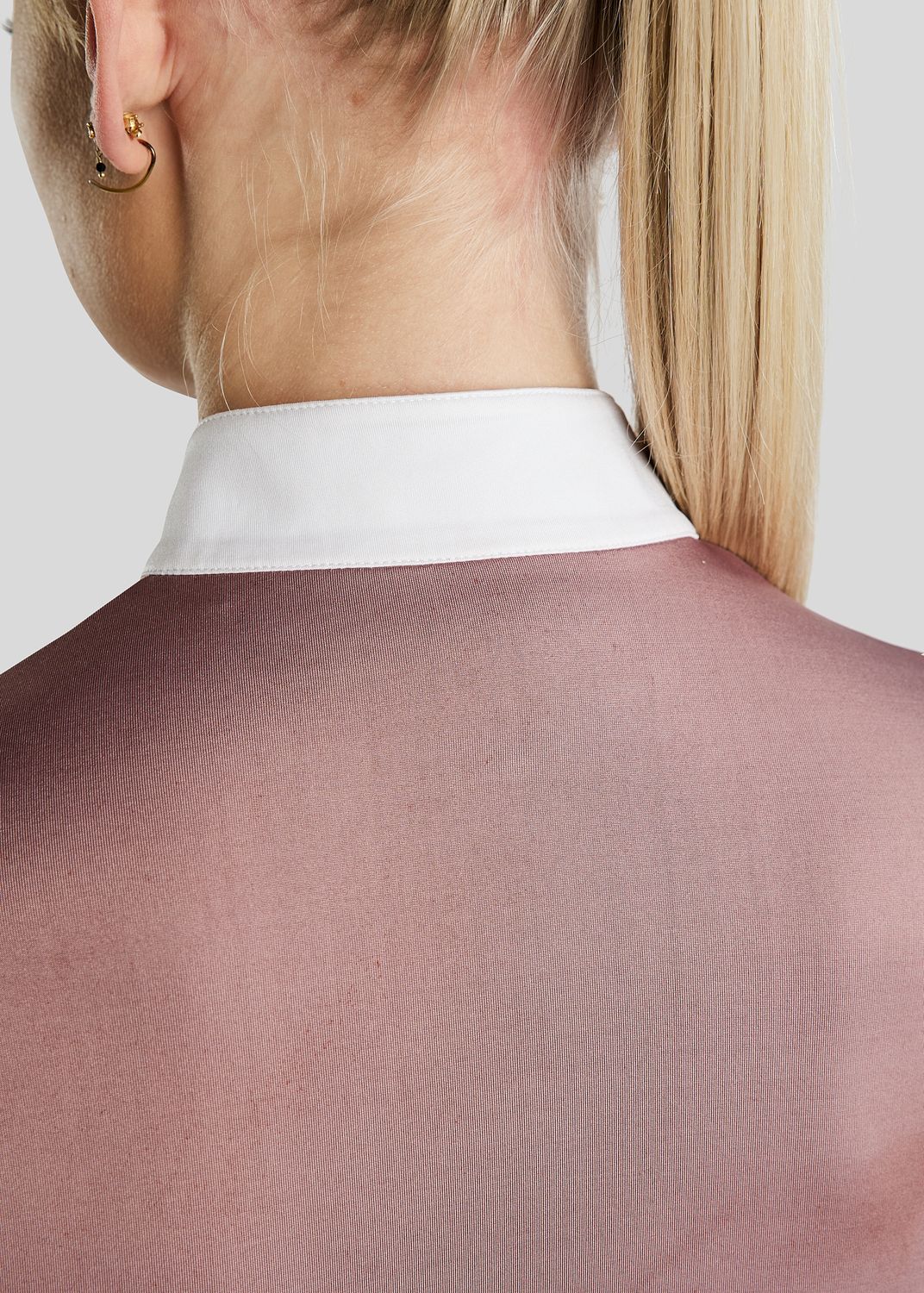 MoGlenda Competition Shirt w. Rosegold Caviar Tape - Dusty Rose 