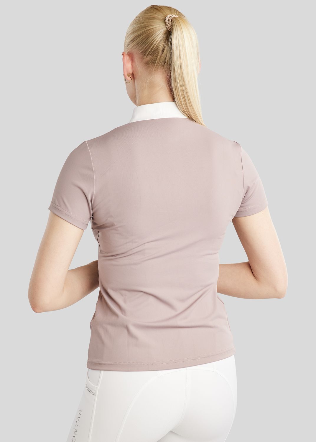 MoVioletta Competition Shirt w. Champagne Crystals - Blush 