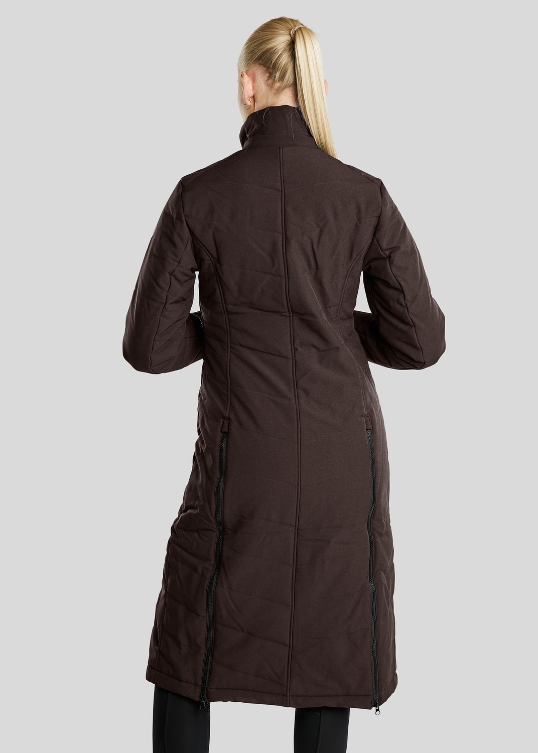 Dicte Extralong Jacket - Brown