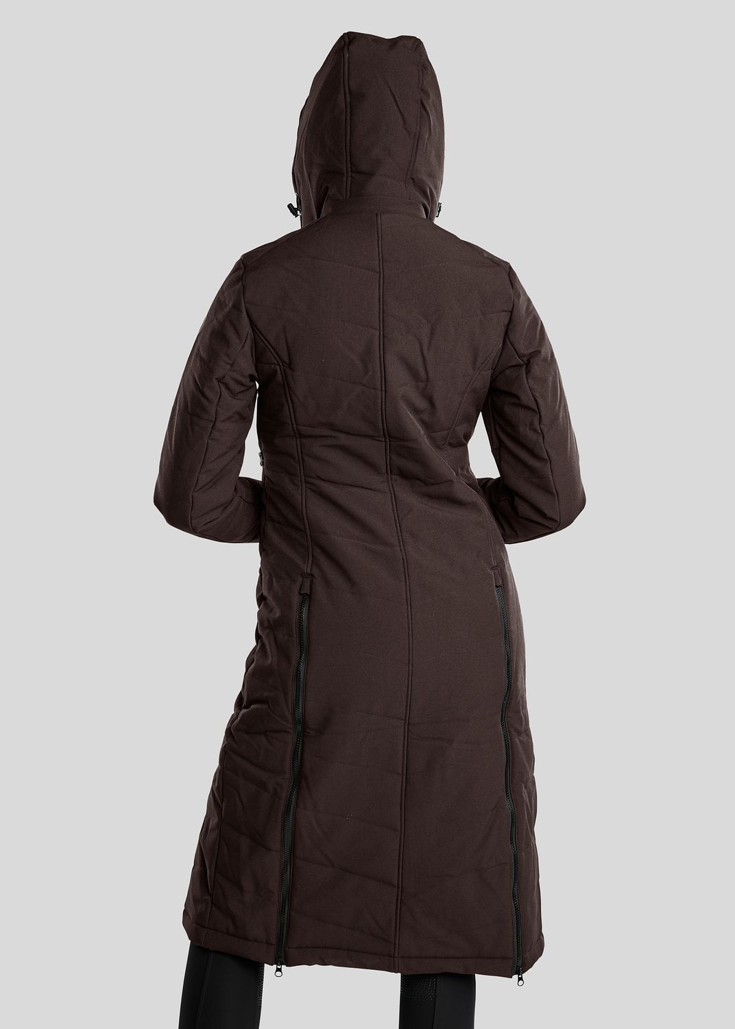 Dicte Extralong Jacket - Brown