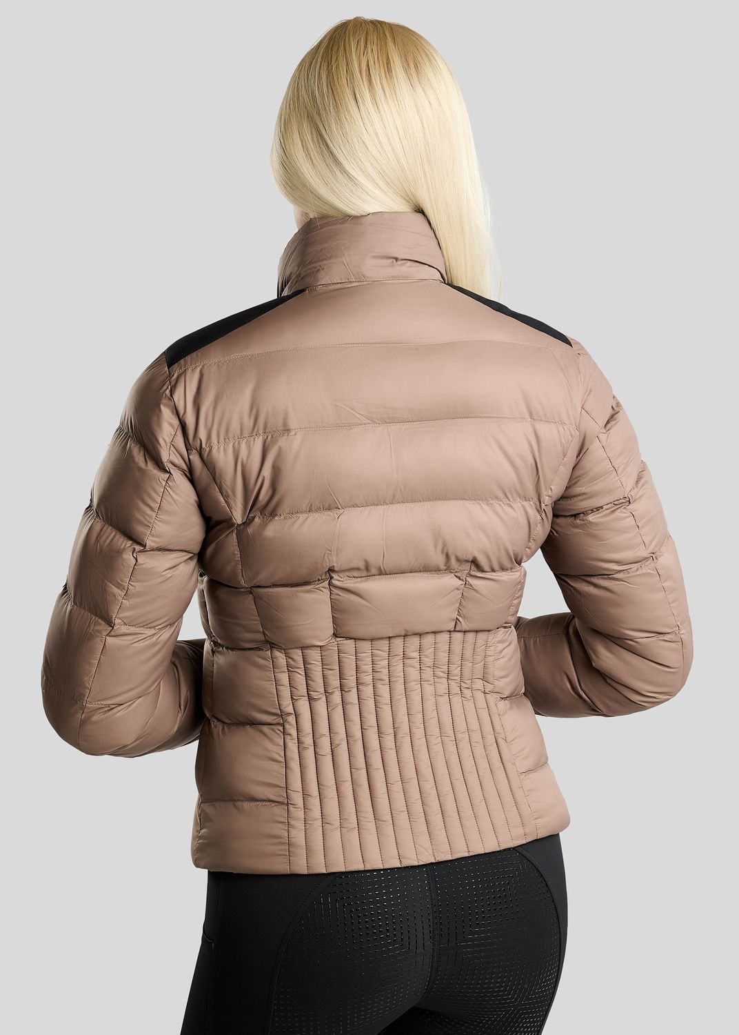 MoAthena REFINED short jacket Nougat Brown
