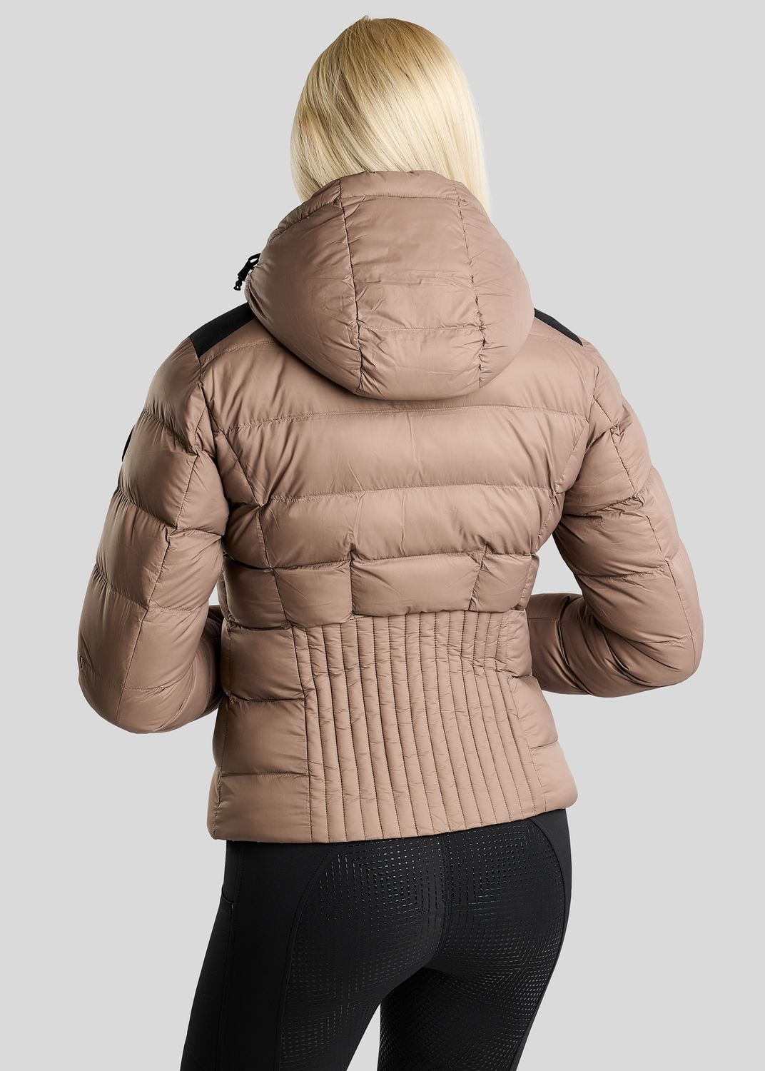 MoAthena REFINED short jacket Nougat Brown