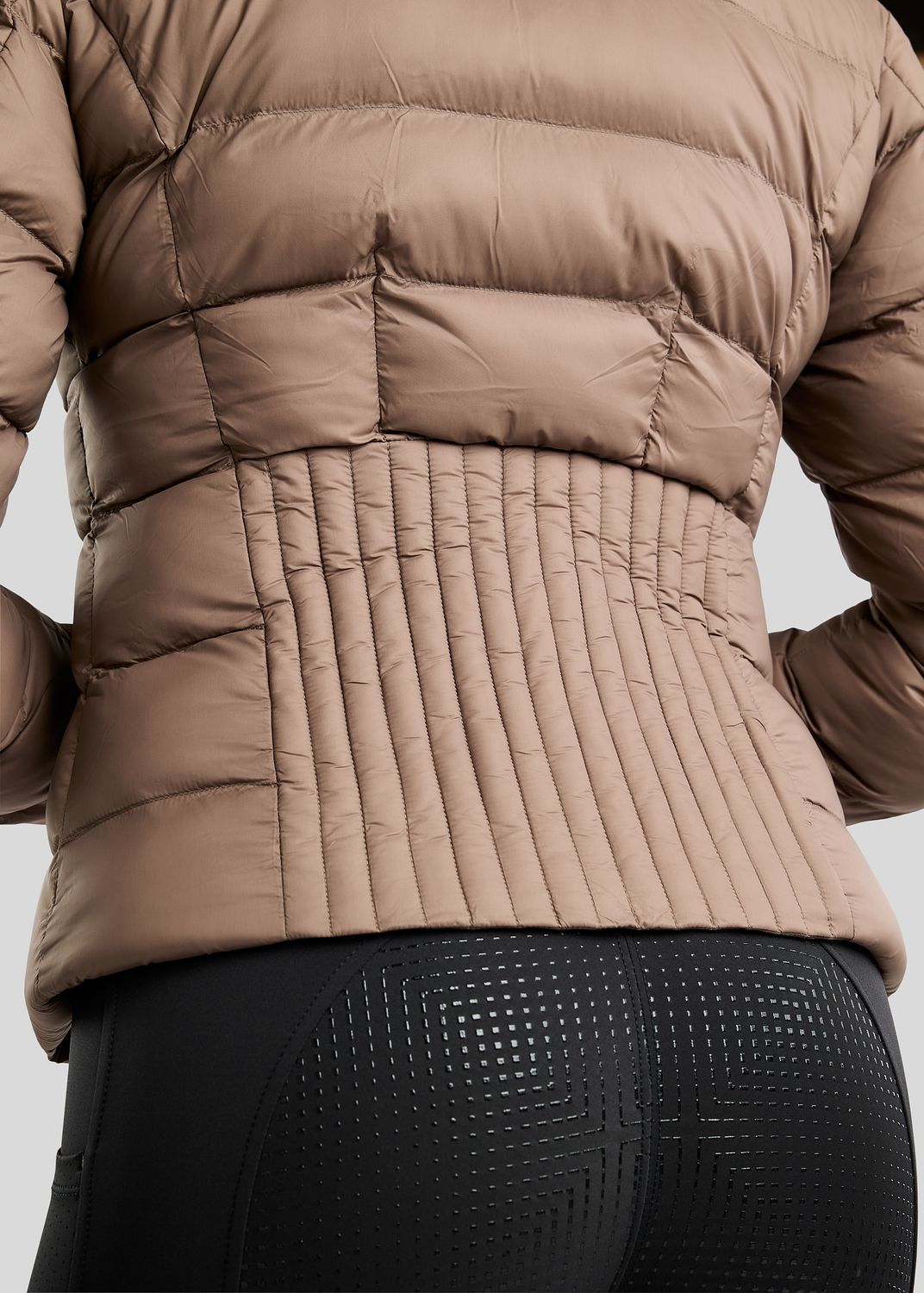MoAthena REFINED short jacket Nougat Brown