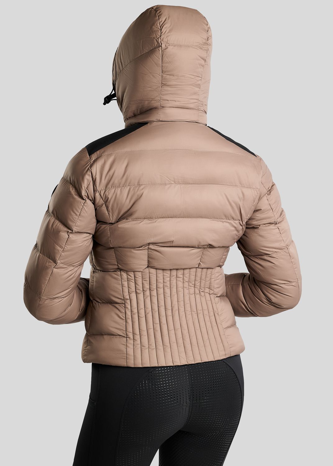 MoAthena REFINED short jacket Nougat Brown