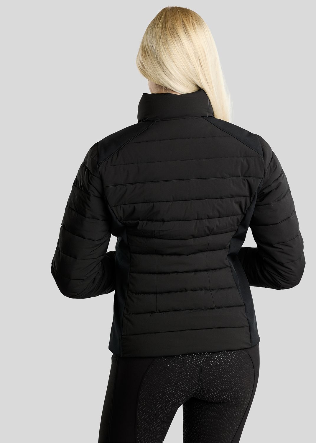 MoRuby Padded Jacket w. Softshell - Black 