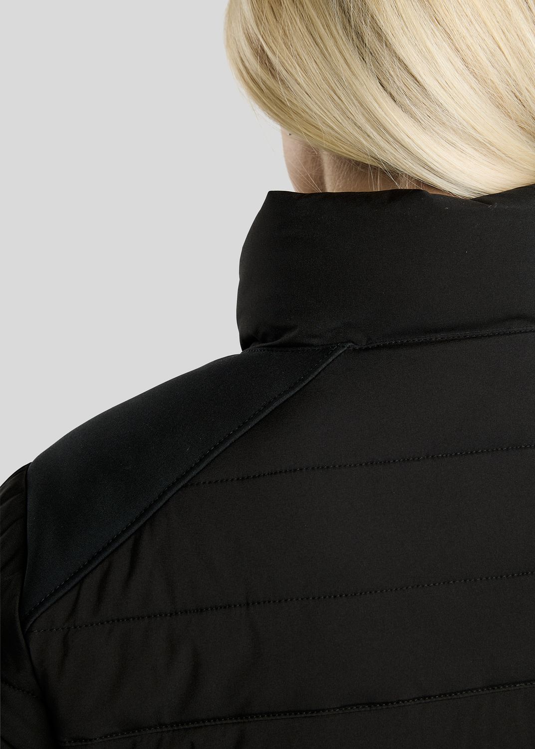 MoRuby Padded Jacket w. Softshell - Black 