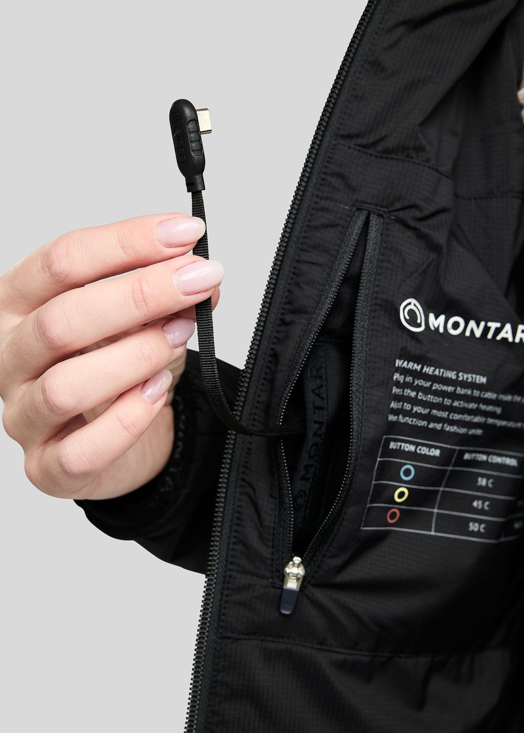 MoIsla Tech Heating Jacket incl. Powerbank - Black 