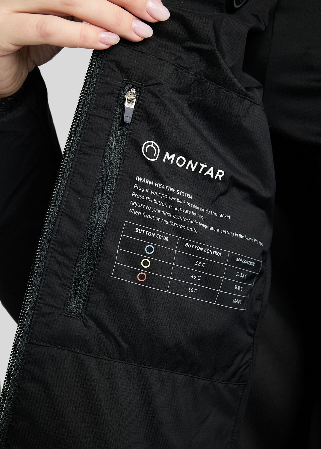 MoIsla Tech Heating Jacket incl. Powerbank - Black 