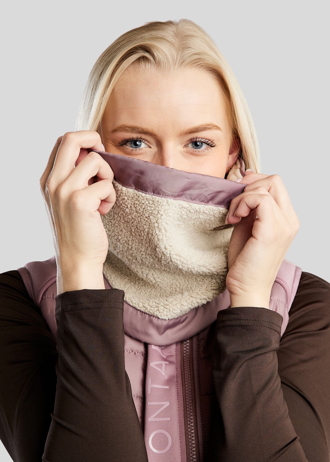 MoEbba Teddy Collar - Dusty Rose 