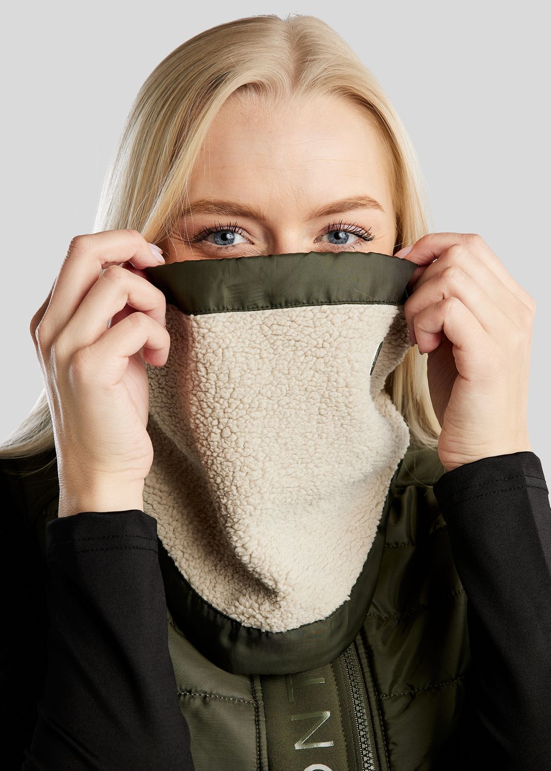 MoEbba Teddy Collar - New Olive 