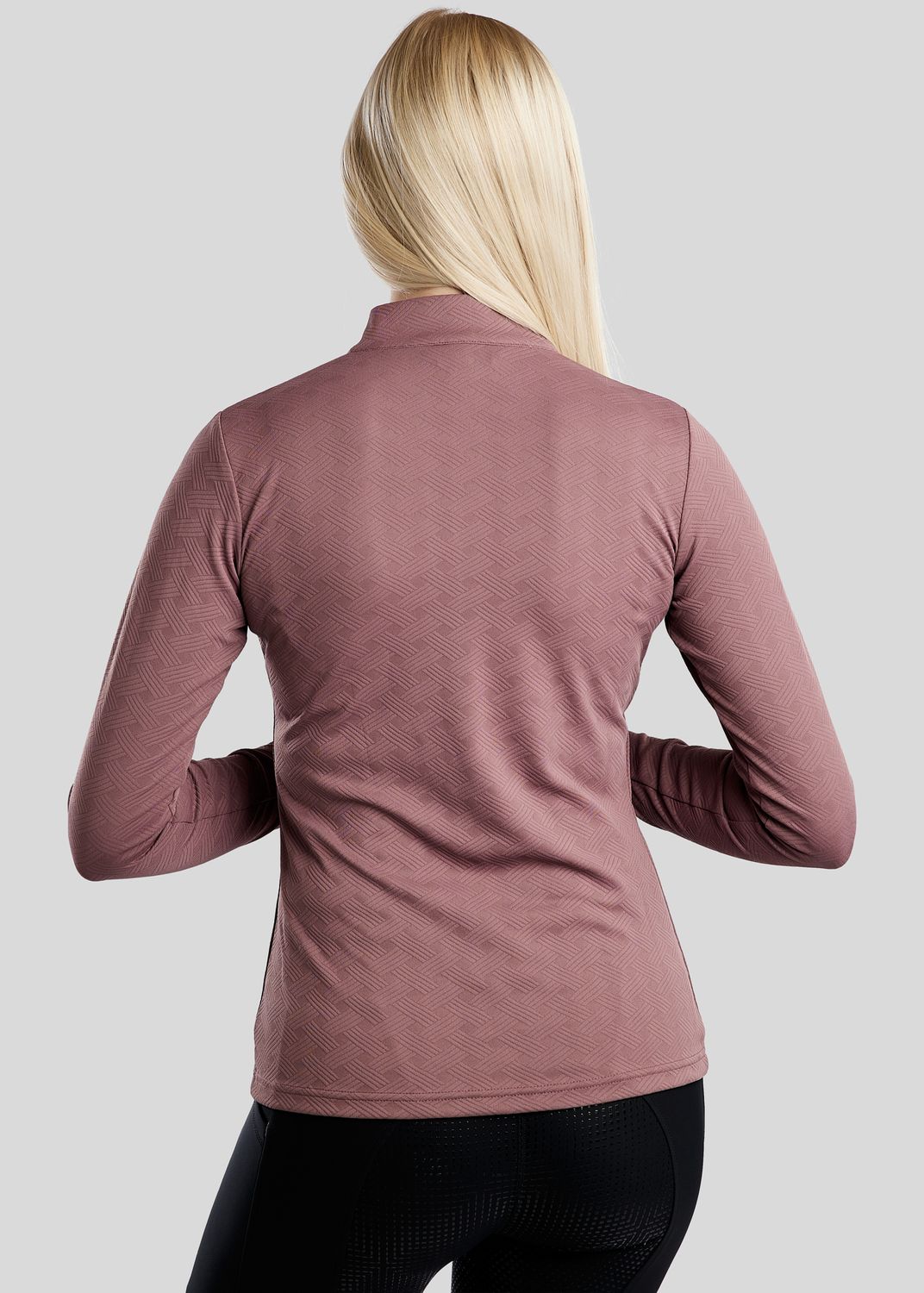 MoCilia Jacquard REFINED Trainingshirt - Dusty Rose