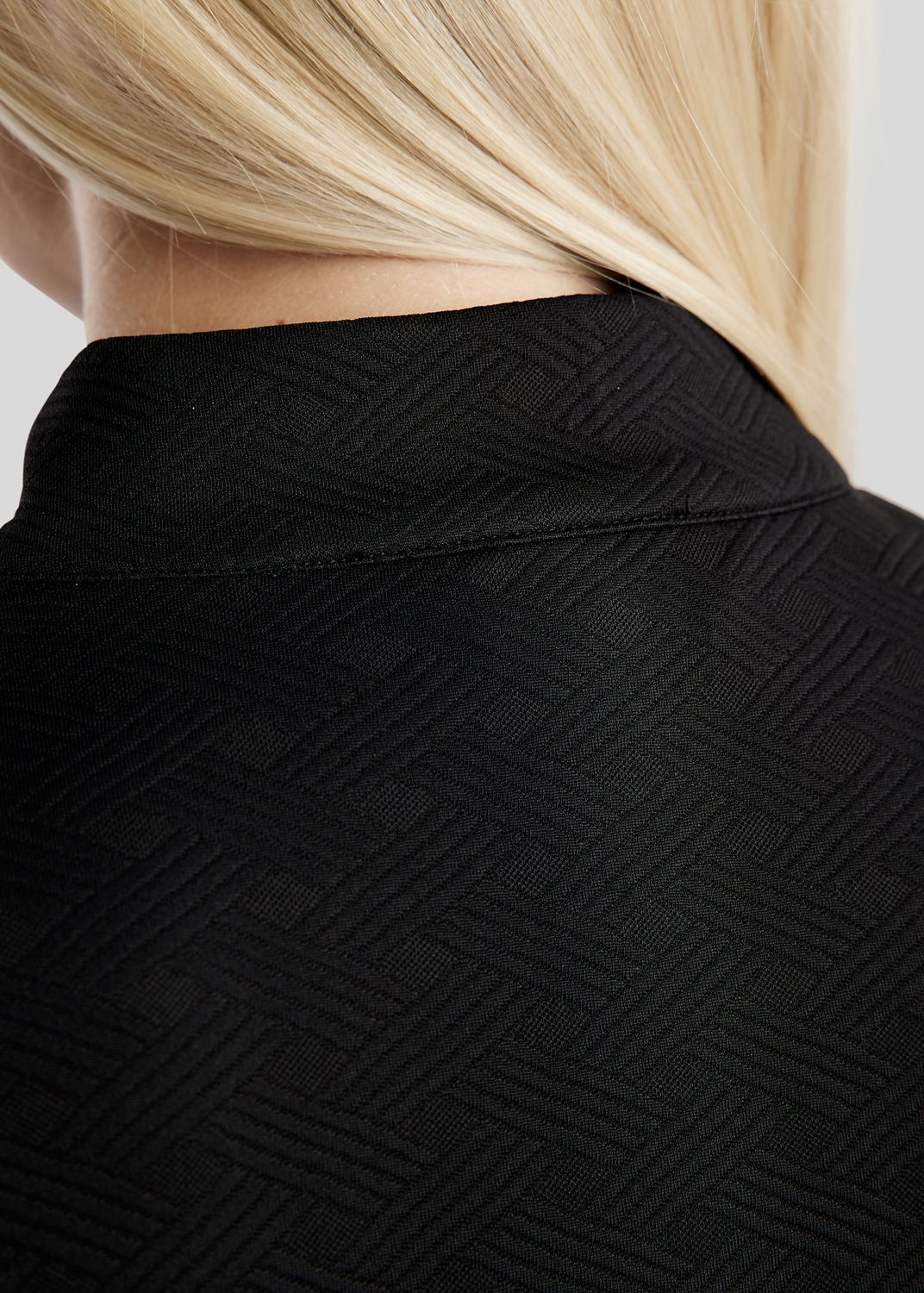 MoCilia Jacquard REFINED Trainingshirt - Black 