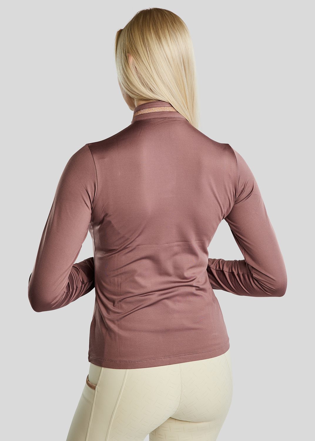 MoGlenda Thermo Polo w. Rosegold Caviar Tape - Dusty Rose 