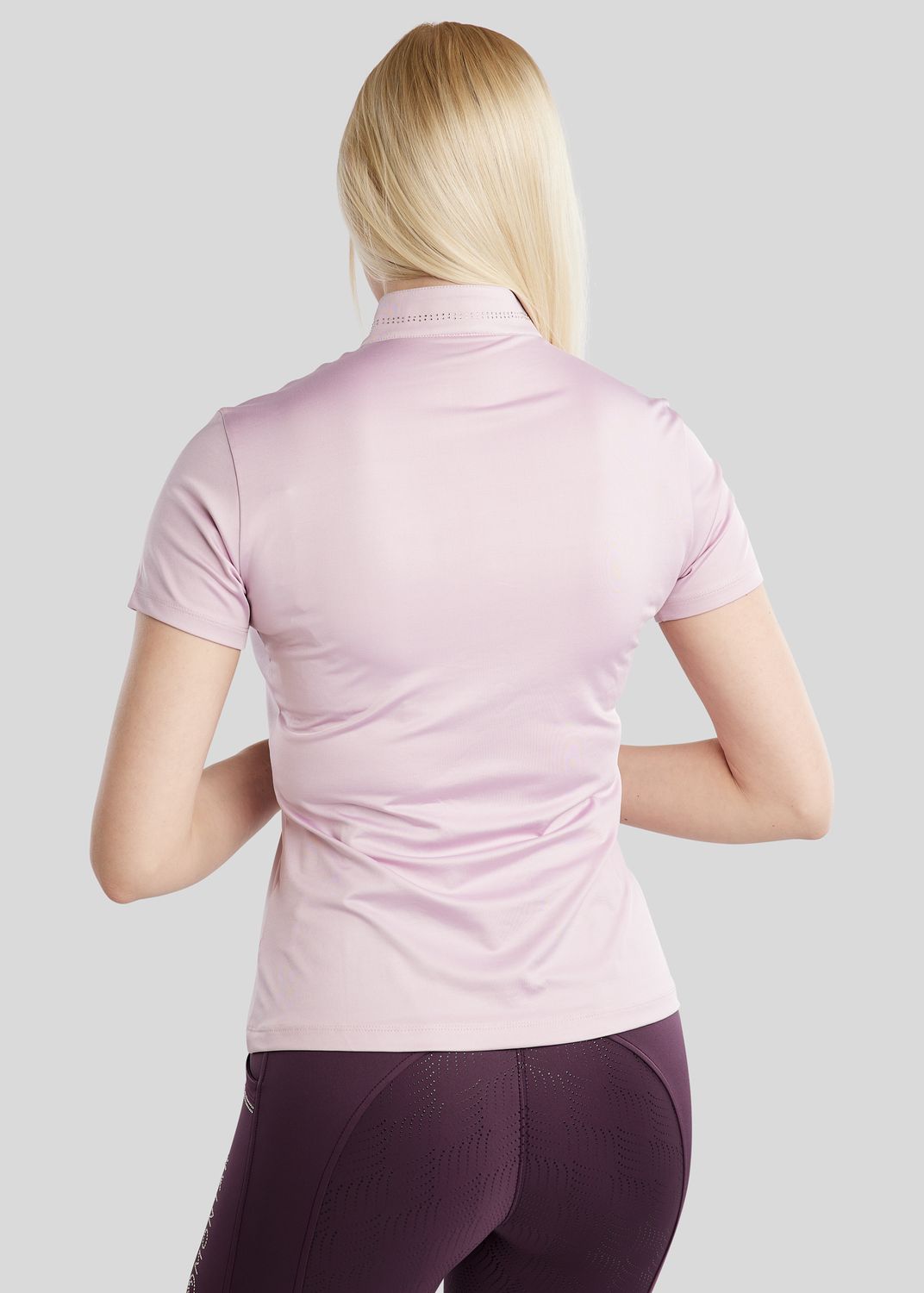 MoBlair Polo w. Champagne Crystals - Cheeky Pink 