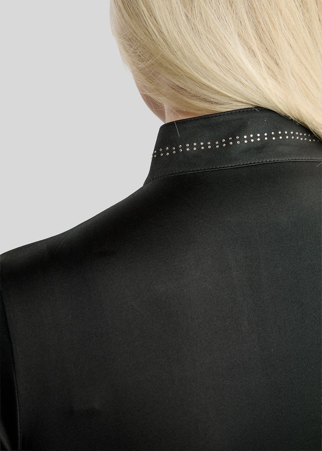 MoBlair Polo w. Champagne Crystals - Black 