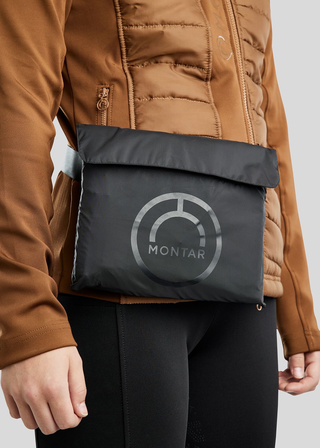 MoRianne Rain Jacket w. Black Logo - Black