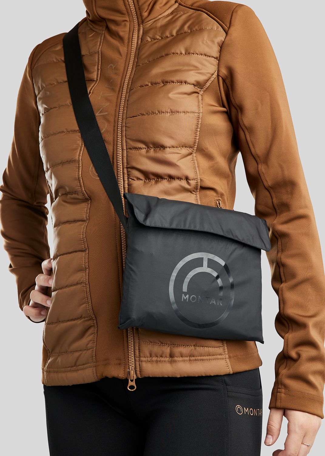 MoRianne Rain Jacket w. Black Logo - Black