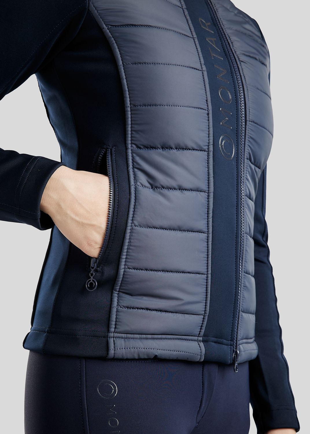 Emma Hybrid Jacket - Navy 