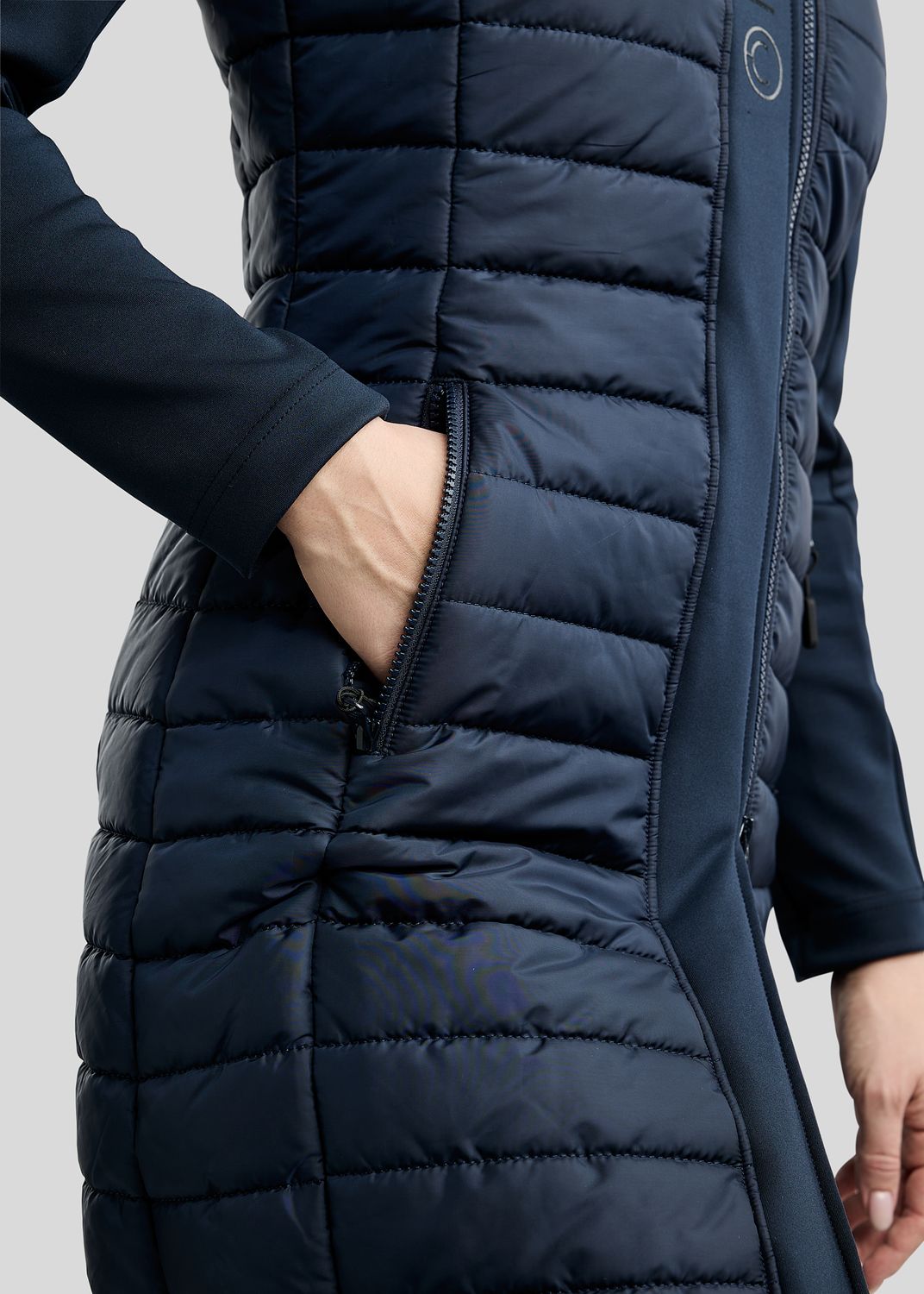 Emma Long Softshell Jacket - Navy 