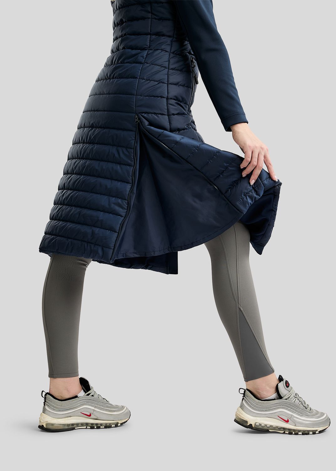 Emma Long Softshell Jacket - Navy 