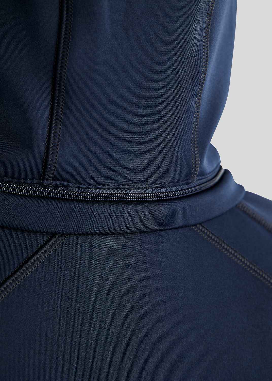 MoBlair Full Zip Softshell Gun Metal Crystal Logo Detachable Hood