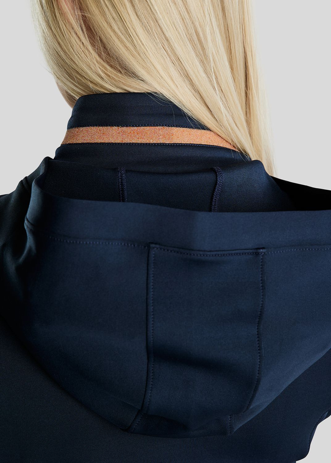 MoGlenda Jacket w. Rosegold Caviar Tape - Navy 