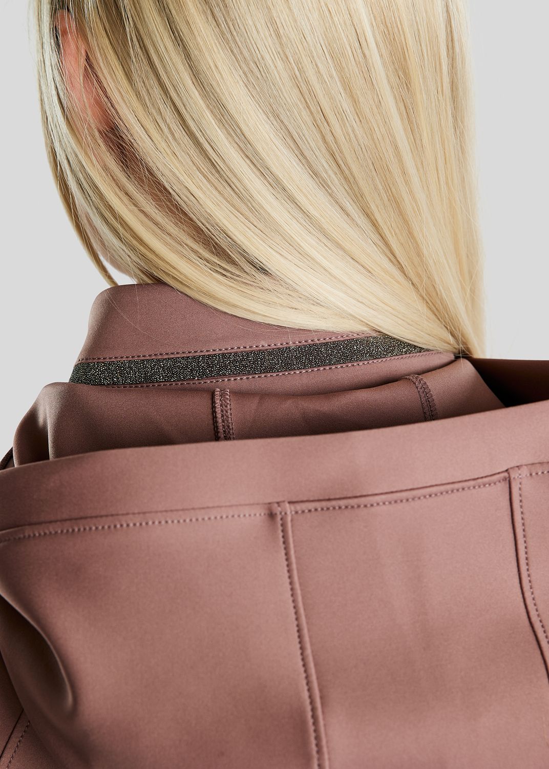 MoGaia Jacket w. Gun Metal Caviar Tape - Dusty Rose 