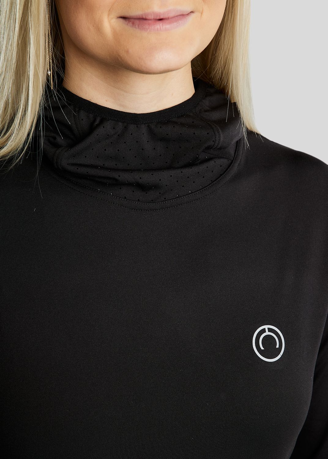 MoEsta Thermo Hoodie w. Reflective Print - Black 