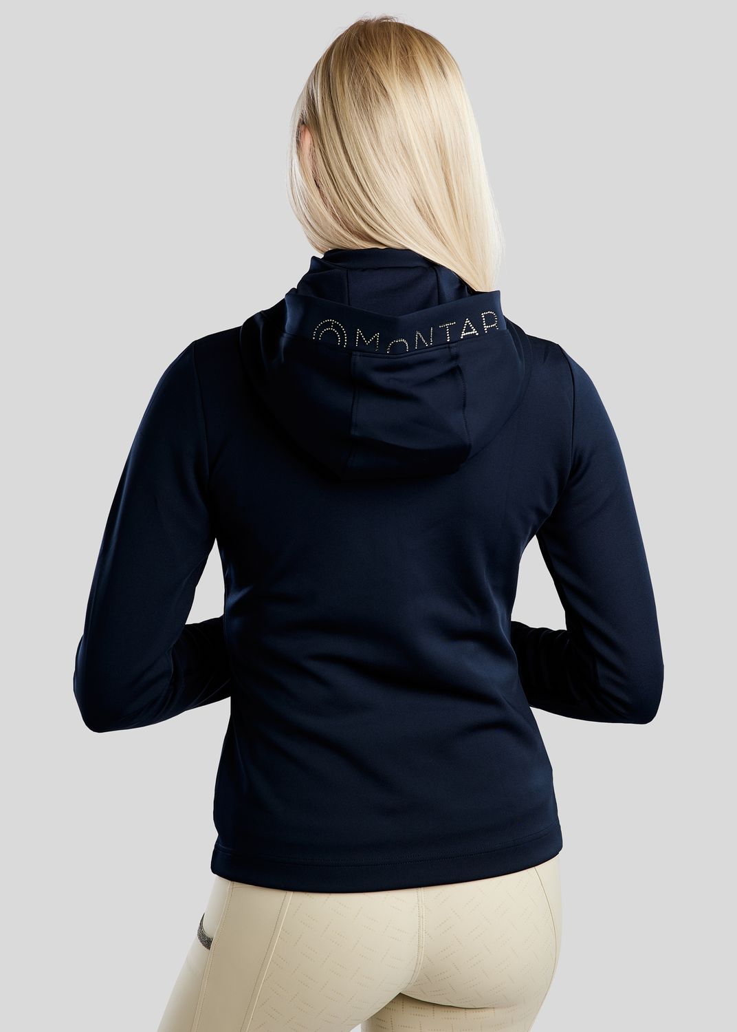 MoAddie Softshell Jacket w. Rosegold Logo - Navy 