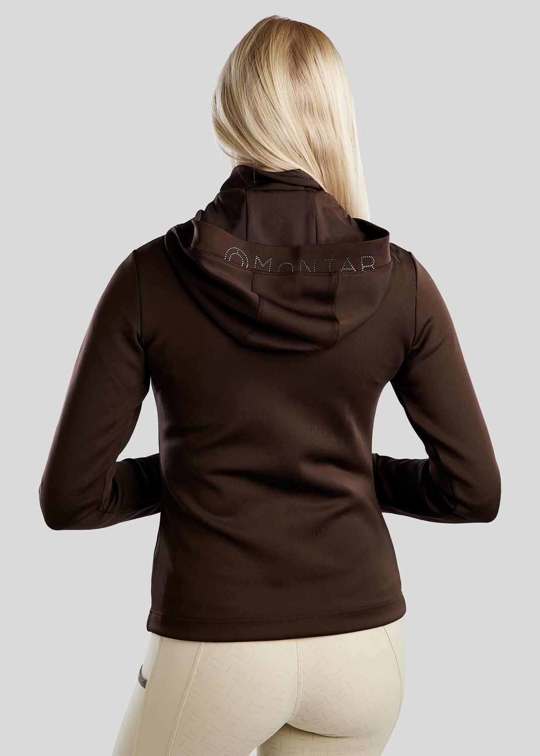 MoAddie Softshell Jacket w. Rosegold Logo - Brown 