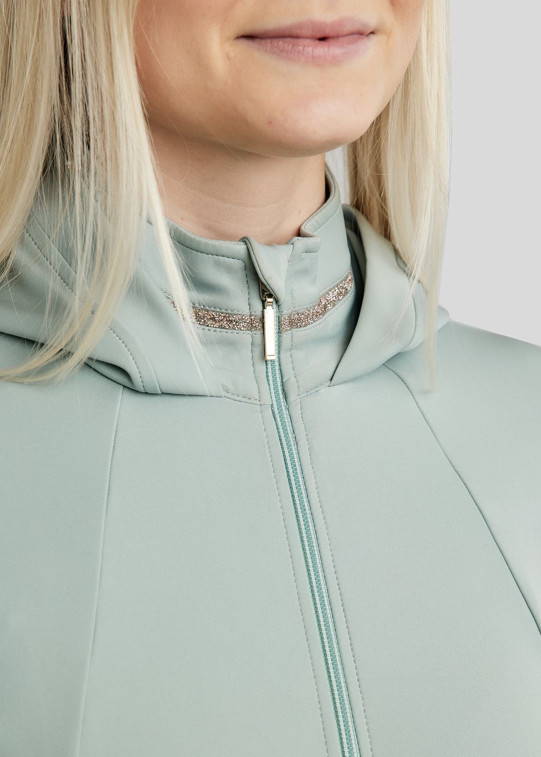 MoLila Jacket w. Champagne Crystal Tape and Crystals - Turin