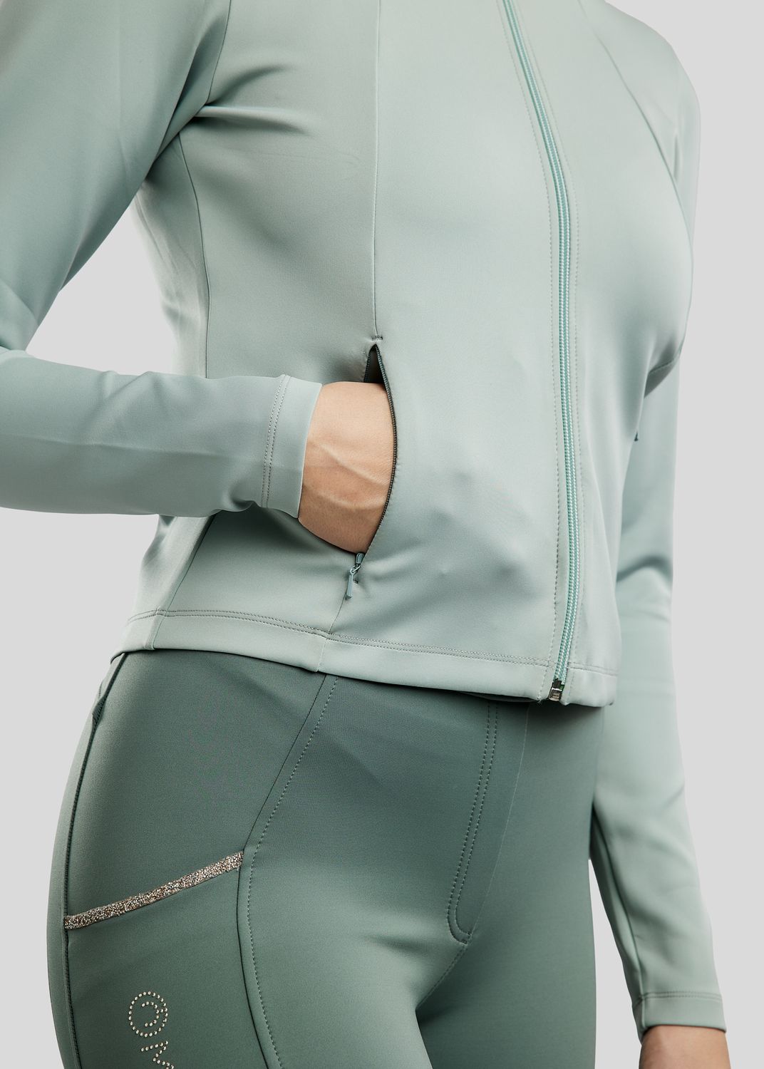 MoLila Jacket w. Champagne Crystal Tape and Crystals - Turin