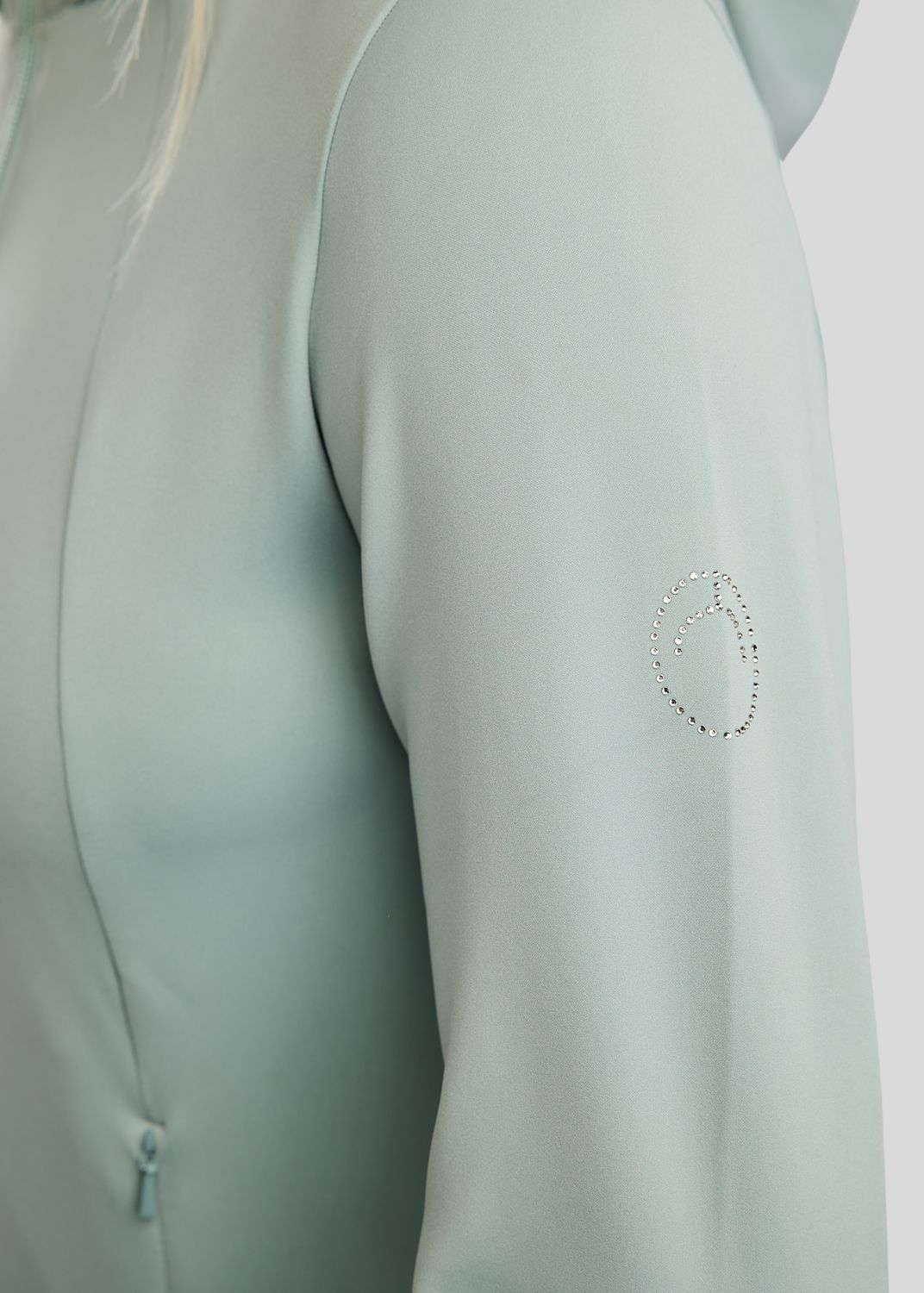 MoLila Jacket w. Champagne Crystal Tape and Crystals - Turin