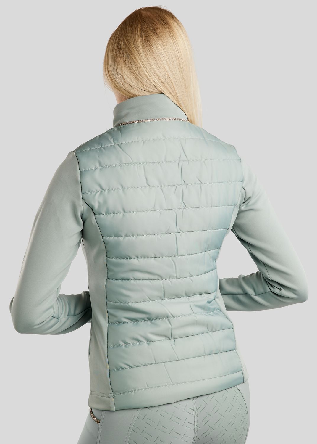 MoLila Hybrid Jacket w. Champagne Crystal Tape and Crystals - Turin