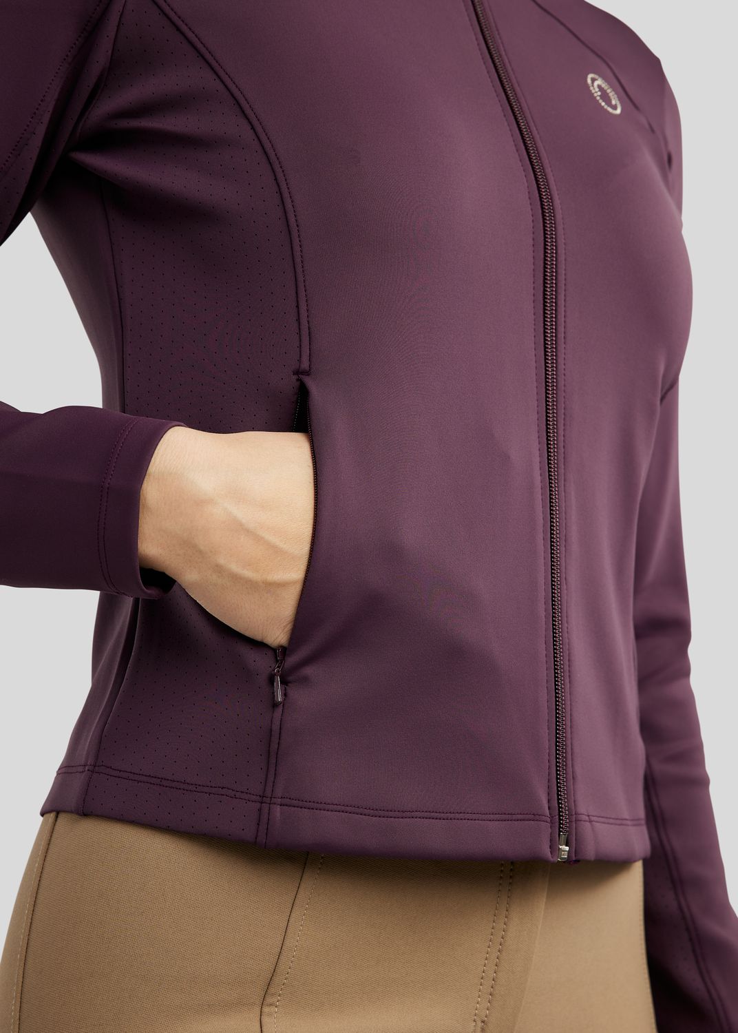 MoDahne Jacket w. Lasercut and Campagne Crystal Logo - Fig 