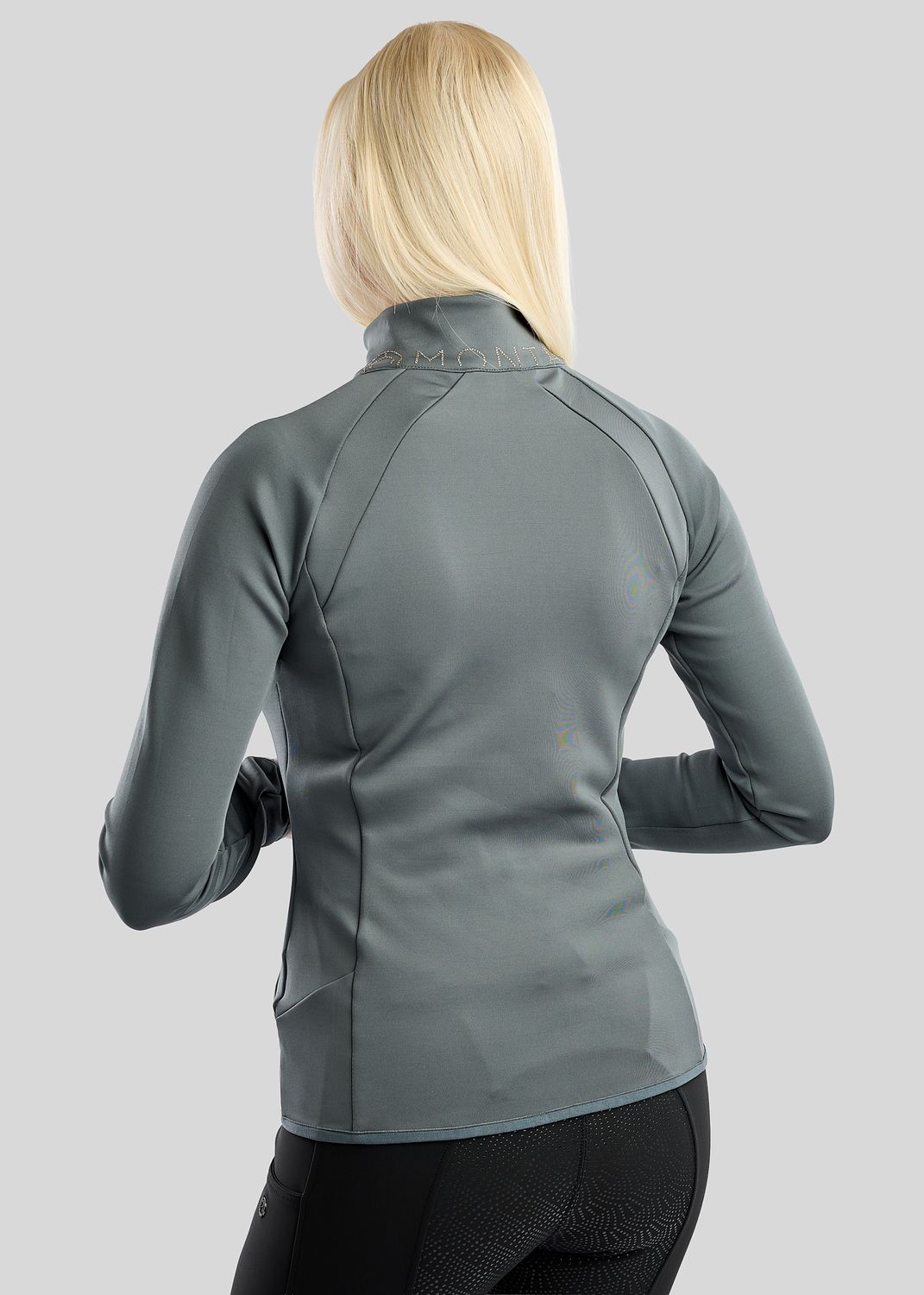 MoEverline Full Zip Jacket w. Golden Quartz Crystals - Dark Slate 