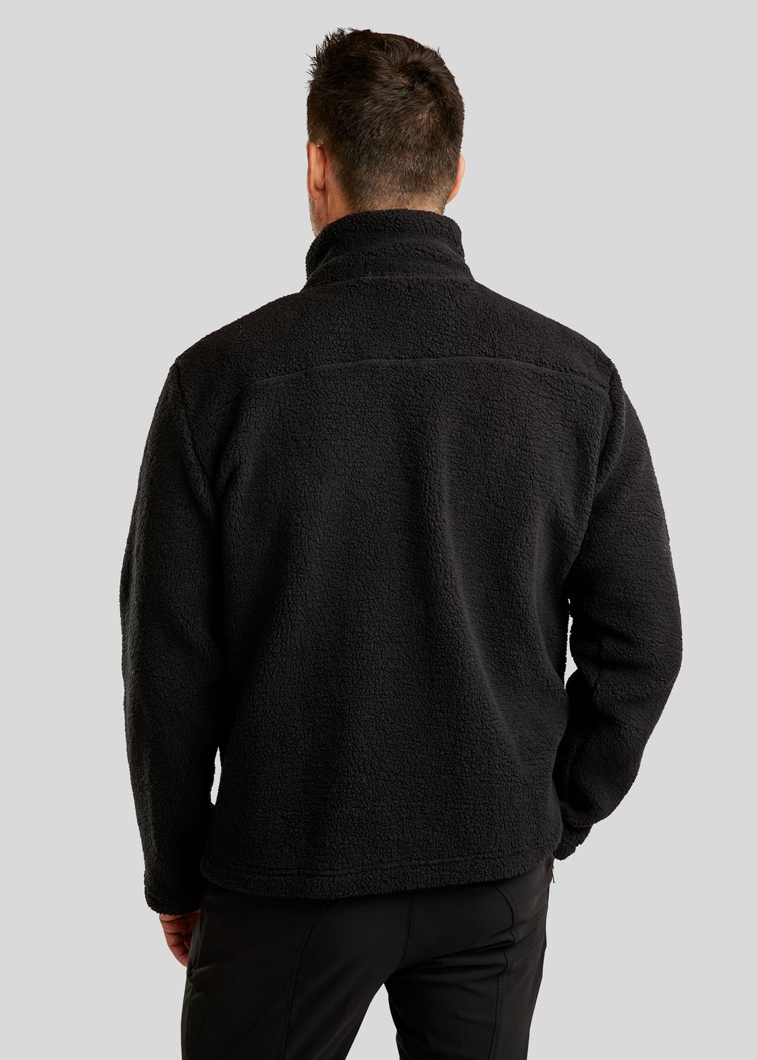 MoCharlie Herre Teddy Jakke - Sort 