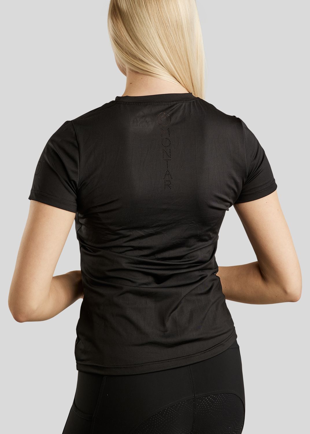 MoWendy Tee w. Lasercut Logo - Black 