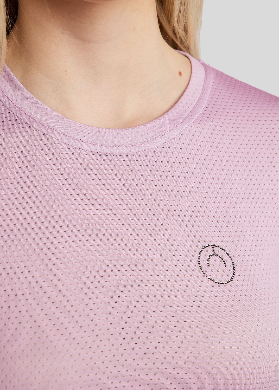 MoGrase SS Mesh Tee - Candy Pink