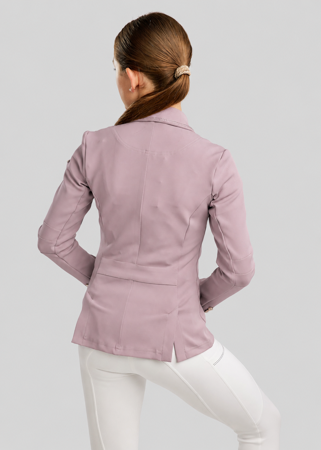 Junior MoBlair Competition Jacket w. Champagne Crystals - Cheeky Pink