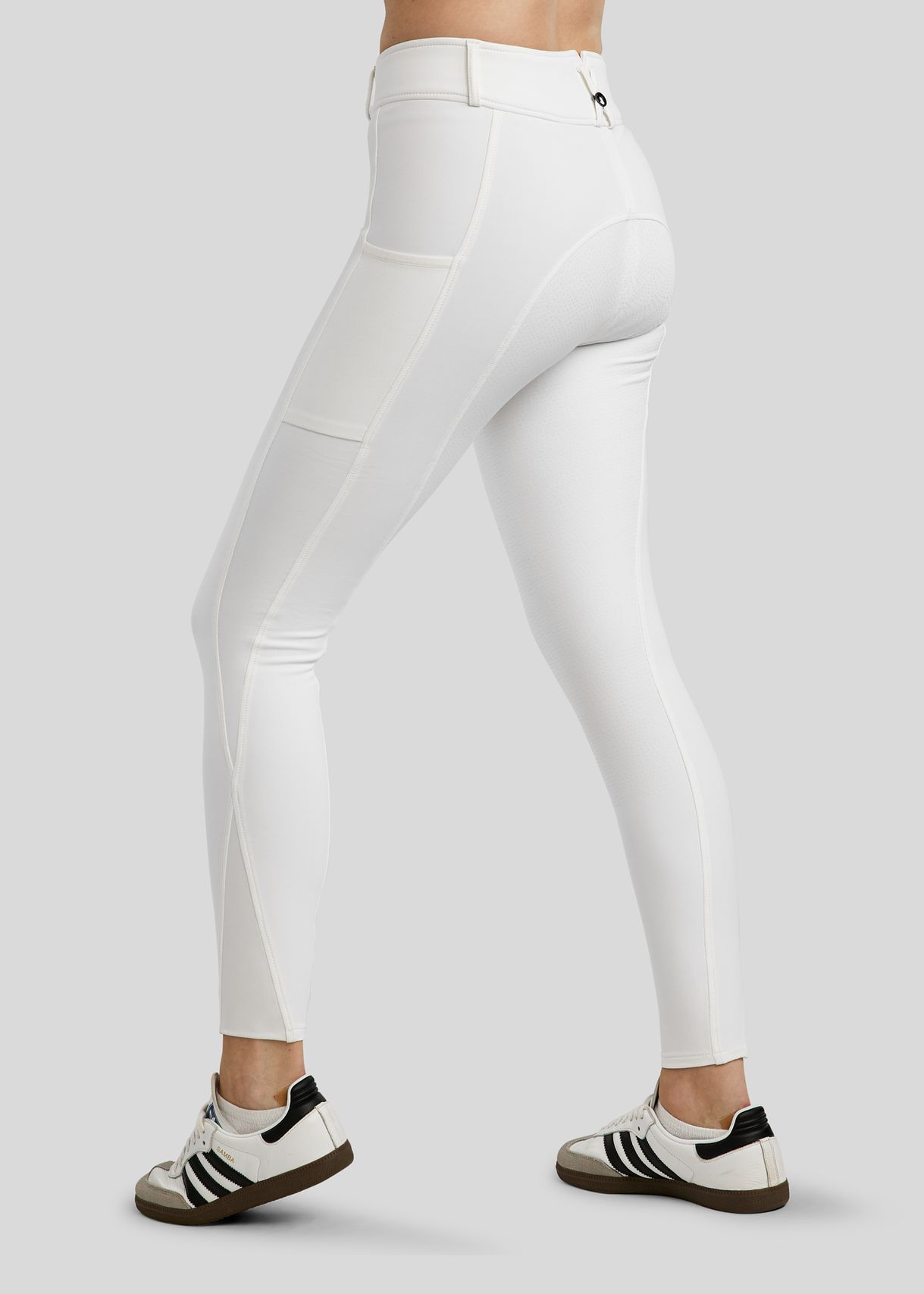 Megan Breeches w. Phonepocket - Fullgrip, White 