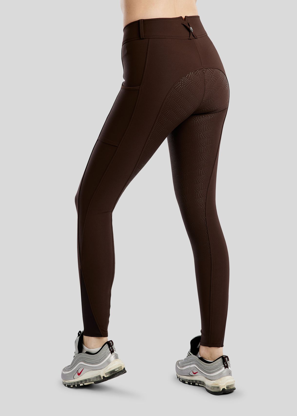 Megan Breeches w. Phone Pockets - Fullgrip, Brown 