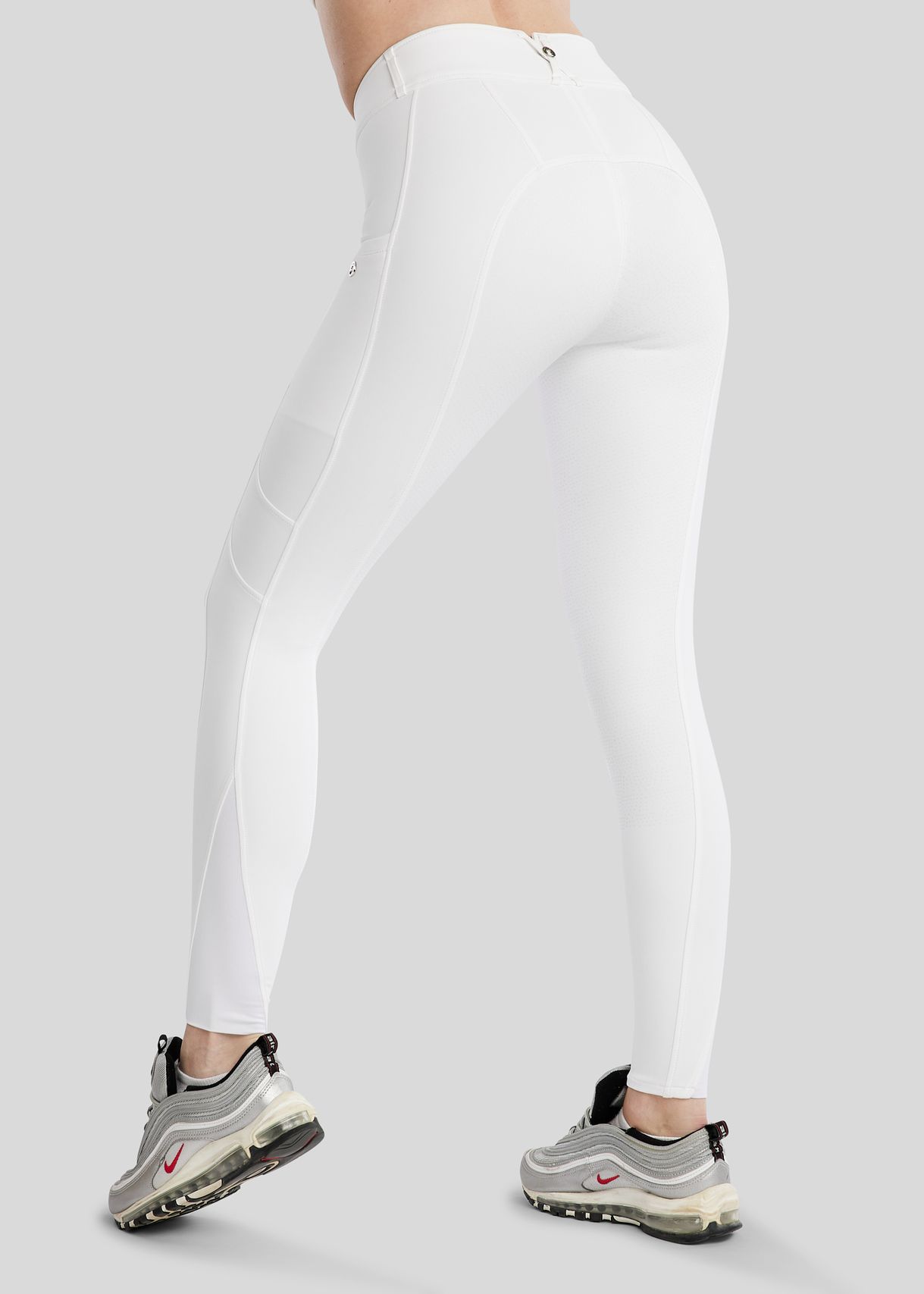 MoPhilipa Breeches w. Champagne Logo - Fullgrip, White 