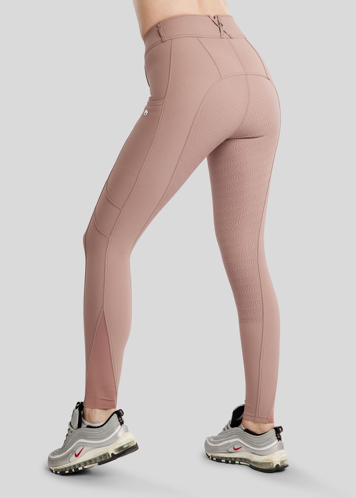 MoPhilipa Breeches w. Champagne Logo - Fullgrip, Blush