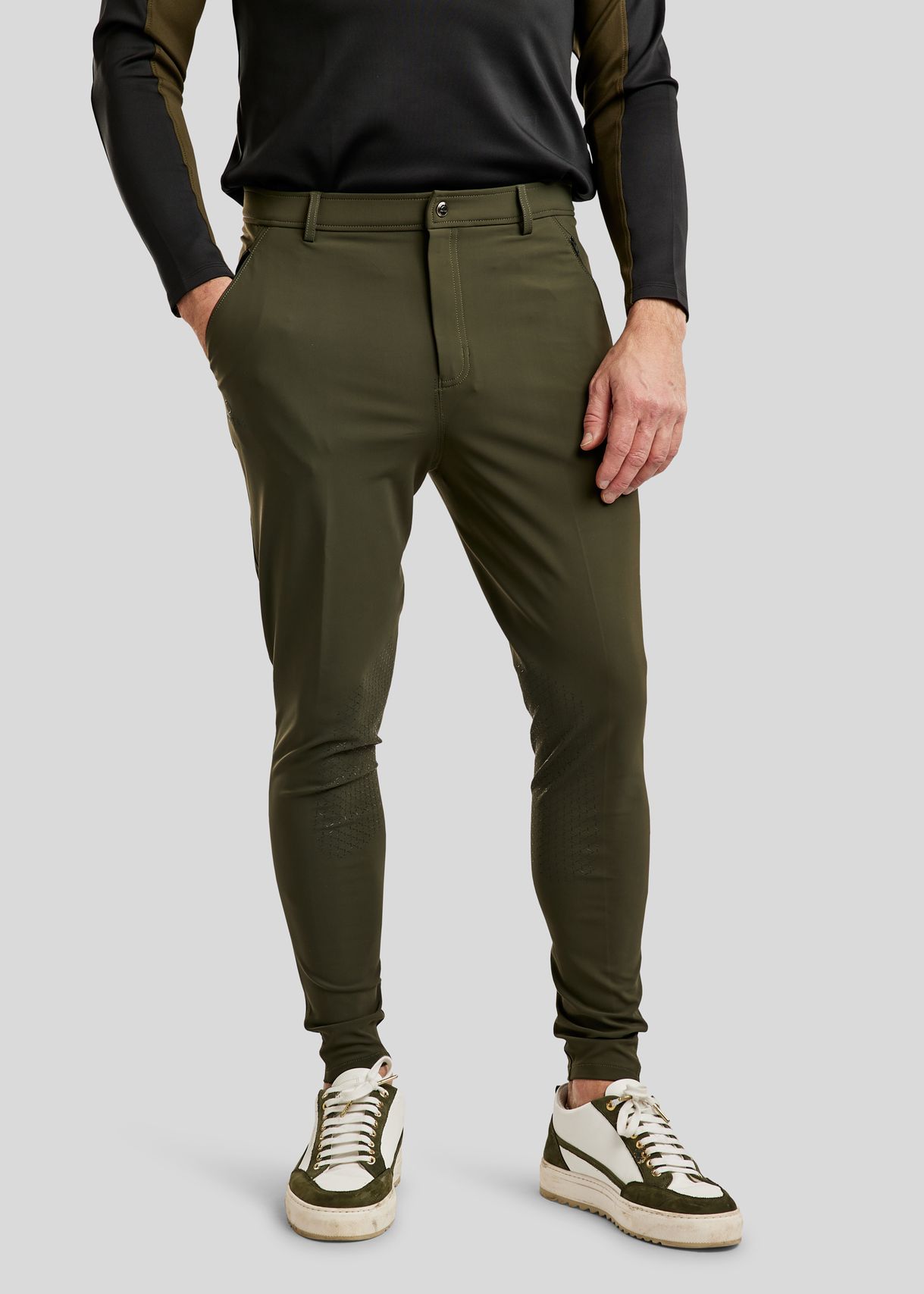 MoBen Mens Breeches Olive K/G